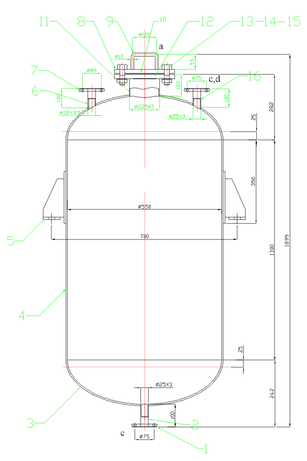 真空濾油機儲油罐